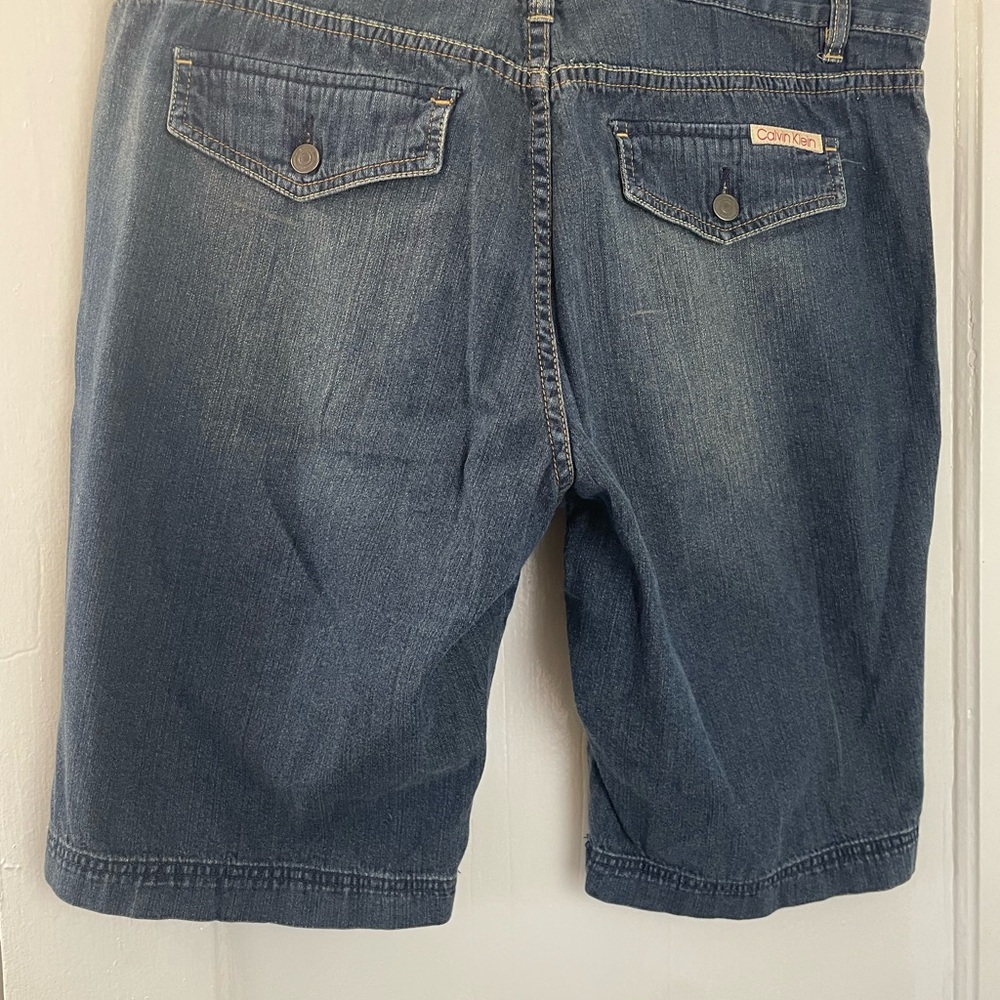 Calvin Klein Blue Bermudas Denim Shorts